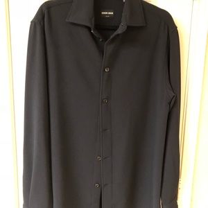 Giorgio Armani Men’s Navy Dress Shirt/Jacket S/40